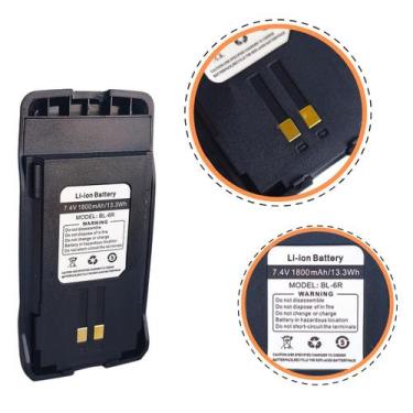 Imagem de Bateria Para Rádio Comunicador Modelo Baofeng UV6R