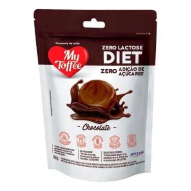 Imagem de Bala Caramelo My Toffee Chocolate Zero Lactose Diet 52g - Congratulati