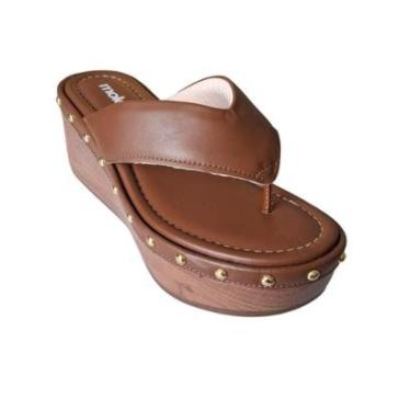 Imagem de Sandália Tamanco Fem Plataforma Tacho De Dedo Moleca 5566201-Feminino