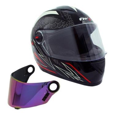 Imagem de Capacete Moto Fechado FW3 GT2 com Viseira e Narigueira e com Viseira C