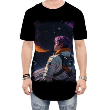 Imagem de Camiseta Longline Astronauta Dance Vaporwave 4 - Kasubeck Store®, G