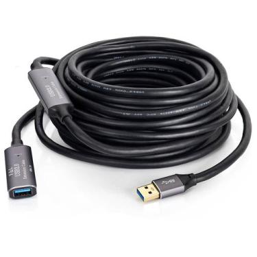 Imagem de Kit com 05 Extensor USB Fibra Óptica 3.0 - 10 Metros - CIRILO CABOS, U