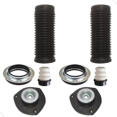 Imagem de Par Kit Coxim Coifa Batente Amortecedor Dianteiro Fox Polo SpaceFox Cr