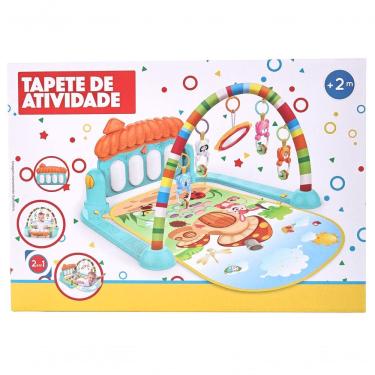 Imagem de Ginásio De Atividades 2 Em 1 - Piano Com Som E Chocalhos - Bbr Toys
