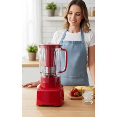 Imagem de Liquidificador Potente 1200W 3L Vermelho 12 Vel Pulsar Tritu - Congrat