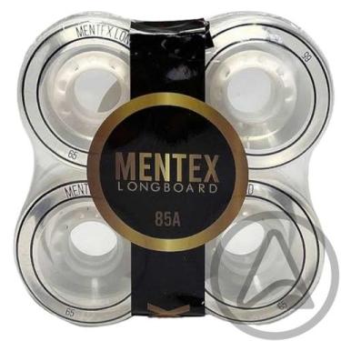 Imagem de Roda Skate Longboard MENTEX 65mm 85A PRO, Branco
