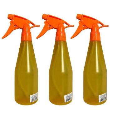 Imagem de Kit 3 Pulverizador Manual Ultrajet 500ml Guarany Laranja
