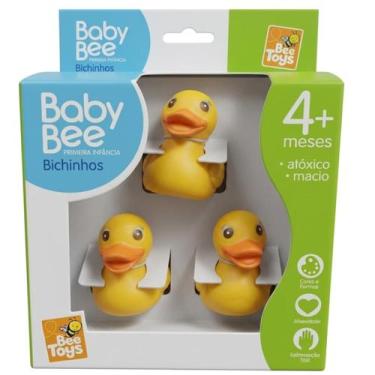 Imagem de Brinquedo Patinho Milhotas Vinil Macio Para Bebê Bee Toys
