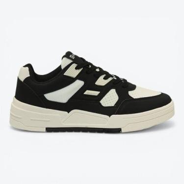 Imagem de Tênis Ramarim Casual Feminino 2689136-01 Cor:Preto/BegeTamanho:36, Pre
