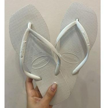 Imagem de Chinelo Clean Square - Havaianas, Branco, 41/42