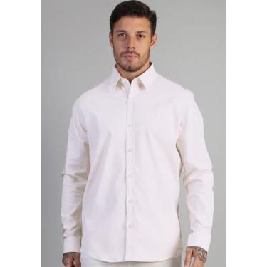 Imagem de Camisa Linho M/L - Red Feather, G, Off white
