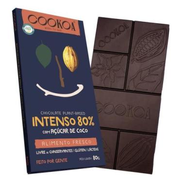 Imagem de Barra De Chocolate Intenso 80% Cacau Cookoa 80g