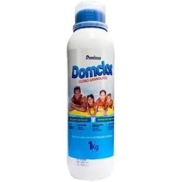 Imagem de Cloro Granulado Domclor 1kg Hipoclorito 65 para Piscina Tratamento