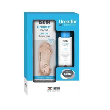 Imagem de Kit Hidratação Isdin Ureadin Podos Gel Oil e Loção 10% Hidratante 100m