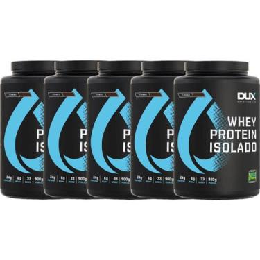 Imagem de Kit 5X Whey Protein Isolado - 900g Cookies - Dux Nutrition
