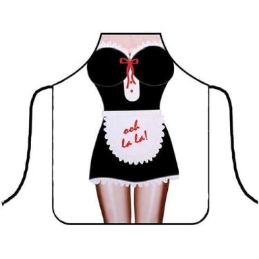 Imagem de Avental De Cozinha Criativo Sexy Maid Ooh La La Impermeável Churrasco 