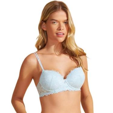 Imagem de Sutiã recco renda com bojo feminino ref: rec17927, Azul, 46