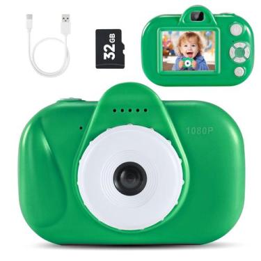 Imagem de Câmera Infantil Xoieod Digital 1080P com Cartão TF de 32 GB