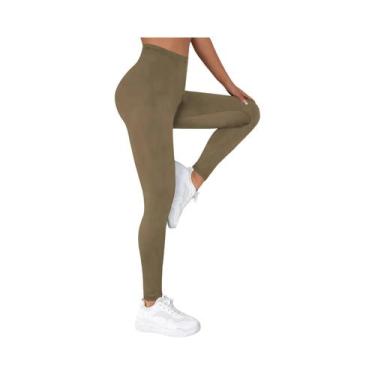 Imagem de Leggings Femininas De Alta Elasticidade Super Macias, Não Transparente