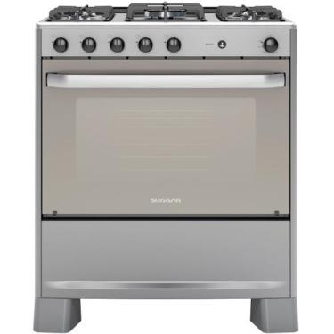 Imagem de Fogão Suggar de Piso Select 5 Bocas Inox FGISL510PRIX, Prata, Bivolt