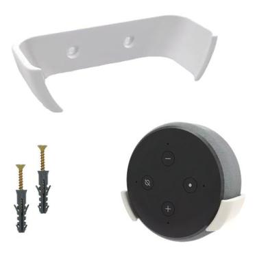 Imagem de Suporte de Parede Preto para Alexa Echo Dot 3ª Geração Impressão 3D - 