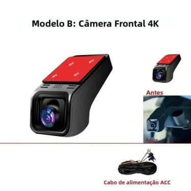 Imagem de Câmera DVR Para Carro 4K 2160P WiFi, Monitor De Estacionamento 2K 1600