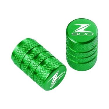 Imagem de Tampas De Válvula De Pneu De Alumínio CNC Para Motocicleta Kawasaki Z9