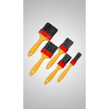 Imagem de Kit 5 Pincéis Detalhamento Automotivo Variados - Congratulations Store