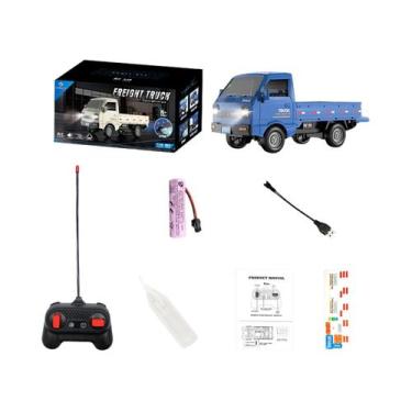 Imagem de Caminhão De Controle Remoto Azul KF31 Escala 1/18, Modelo Elétrico De 
