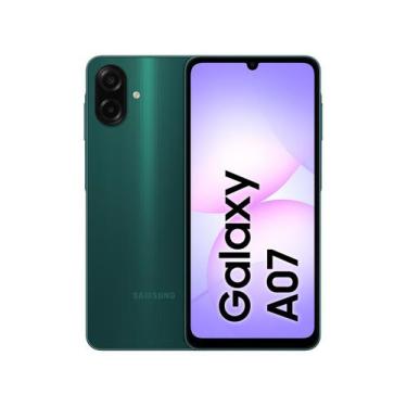 Imagem de Smartphone Galaxy A07, 128GB, Tela 6.7", Câmeras 50MP+2MP, Verde, SM-A