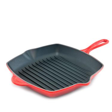 Imagem de Grelha Quadrada 26 cm Vermelho Le Creuset