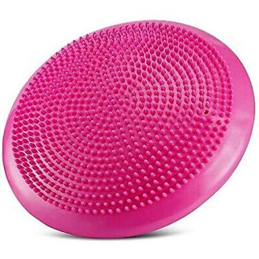 Imagem de Disco Equilíbrio inflável Balance Cushion 33cm com bomba Rosa 895-PK - Lorben