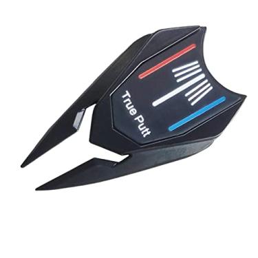 Imagem de shamjina Golf Marker funciones Equipamento de Golfe Gadget Portátil Ferramenta de Alinhamento de Taco de Golfe Ferramenta de, PRETO