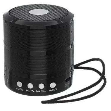Imagem de Caixa De Som Mini Speaker Bluethooth Com Entrada USB (PRETA)