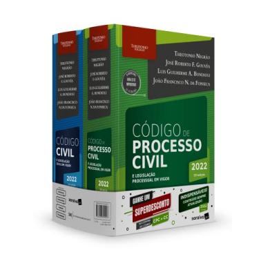 Imagem de Combo TN - Código Civil e Código Processo Civil - 14ª Edição 2022