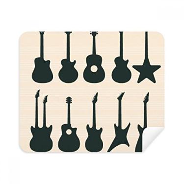 Imagem de Pano de limpeza de sons vitalidade para guitarra elétrica, 2 peças, tecido de camurça