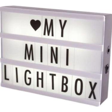 Imagem de Luminaria Painel Letreiro Light Box A5 96 Letras/Números