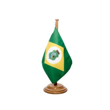 Imagem de Bandeira De Mesa Estado Ceará 12x17cm Com Pedestal