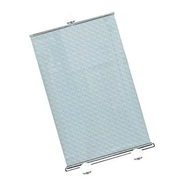 Imagem de Varanda retrátil para sol janela cortinas temporárias com ventosas para uso doméstico protetor solar banheiro isolamento térmico cortinas blackout para banheiro,cozinha,escritório,carro (prata,40x60cm)