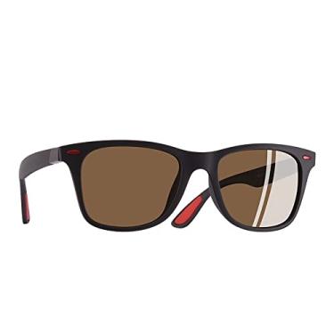 Imagem de Óculos de sol polarizados ultraleves masculinos femininos para condução estilo quadrado óculos de sol masculinos UV400 Gafas De Sol,4,Z