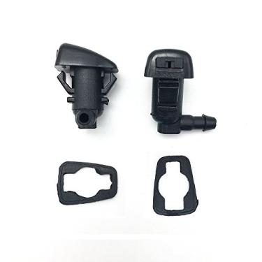 Imagem de Pacote com 2 kits de bocal de arruela de para-brisa para limpador de bocal de esguicho de para-brisa para Ford Fusion Lincoln MKZ Mercury Milão 2008-2012 Substitui OE 8E5Z17603A 8E5Z-17603-A