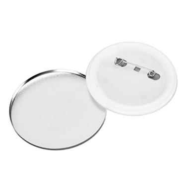 Imagem de DIY pino emblemas botão, 100pcs folha de flandres plástico base de pano botão fabricante máquina empresa DIY crachá ferramenta para DIY artesanato foto imagem (50mm)