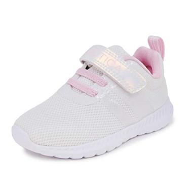 Imagem de Nautica Kids Boys Girls Fashion Sneaker Athletic Running Shoe with Stap for Toddler and Little Kids-Towhee-White Iridecent-9
