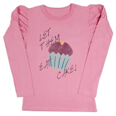 Imagem de Blusa m.longa 100% algodão c/ sobreposição Mangas nº 4 ao 16