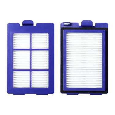 Imagem de 2 peças de substituição HEPA Filtro Elemento Aspirador Robótico Aspirador de Pó Acessórios para Eufy Robovac X8 Hybrid