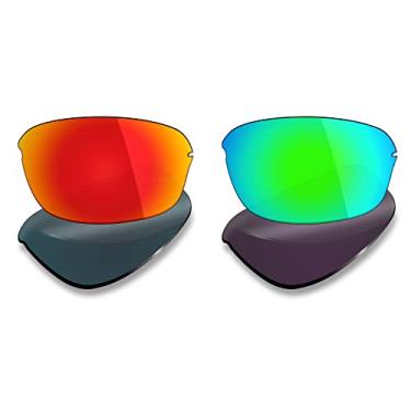 Imagem de Mryok 2 pares de lentes polarizadas de substituição para óculos de sol Oakley Half Wire 2.0 – Opções