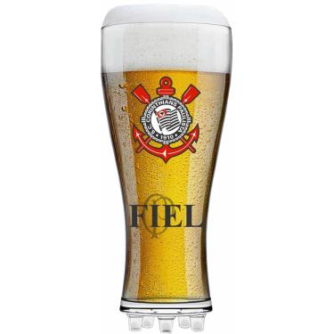 Imagem de Copo para Cerveja Globimport Chuteira Corinthians 8603431 - 370 ml