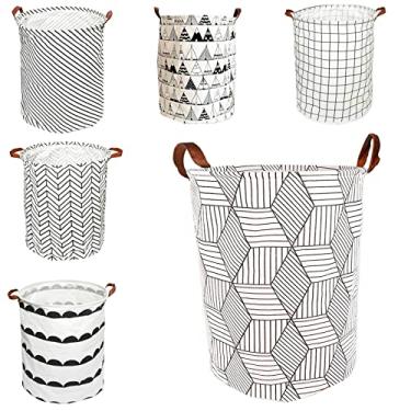 Imagem de Cesto Organizador Roupa Suja Brinquedos Dobrável 60 litros vários modelos (cst60_geo)