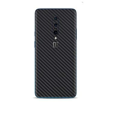 Imagem de Skin Adesivo Traseira Fibra Carbono Preta Para One Plus 7 (One Plus 7 Pro)