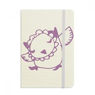 Imagem de Caderno de desenho de pássaro simples de desenho de linha oficial de tecido rígido diário clássico